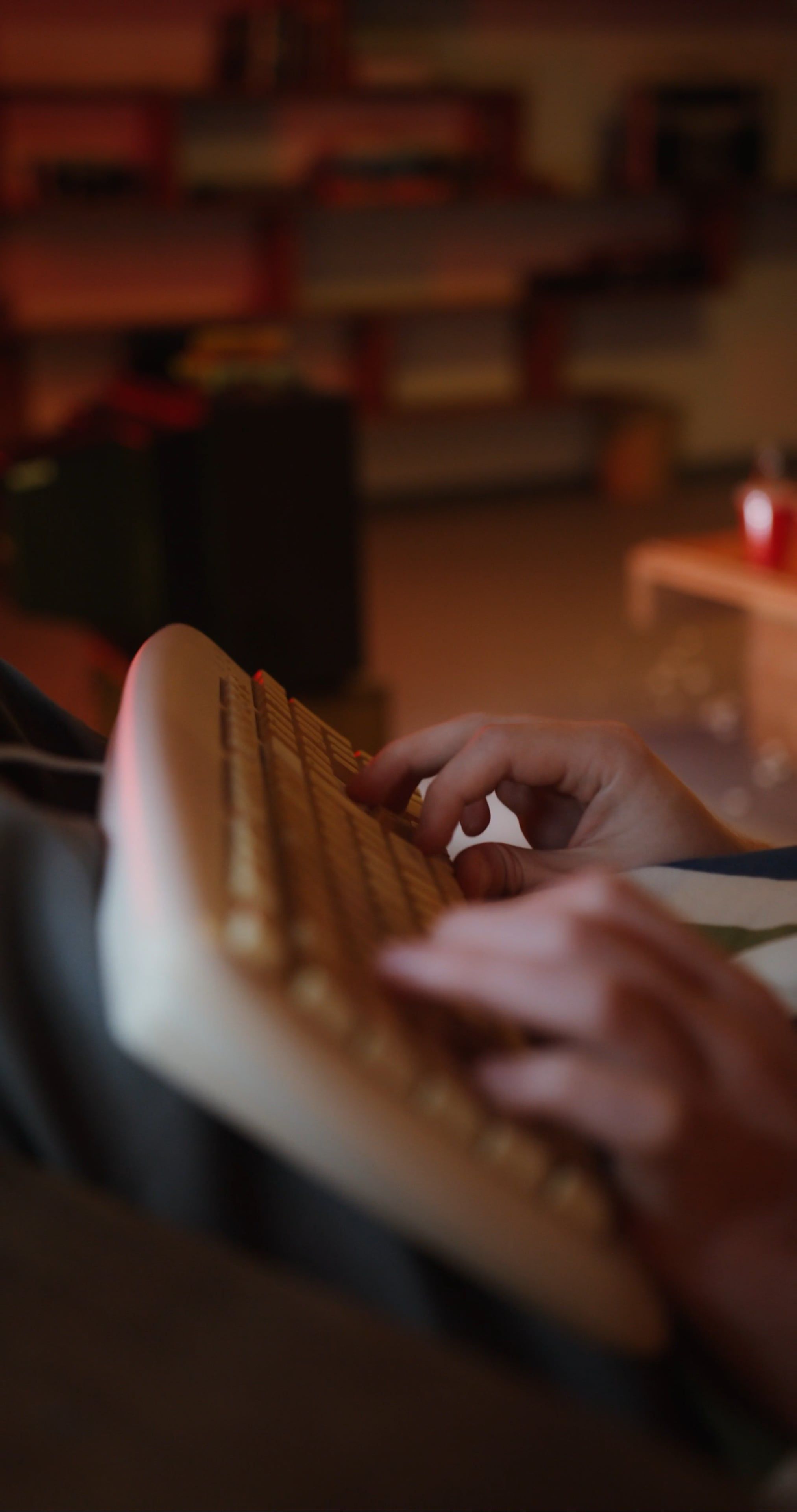 a person typing on a keyboard 8888815 — free pexels stock footage