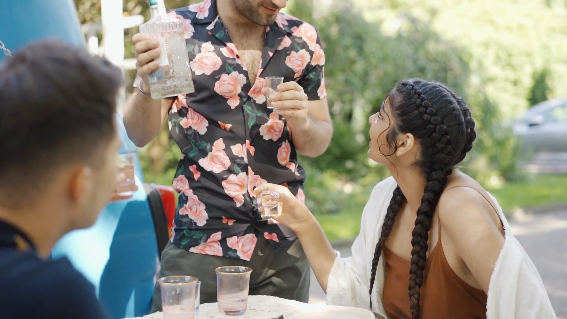 People Drinking in Front of the Cocktail Tuck Free Stock Video Footage ...