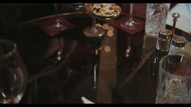 a food platter on the table