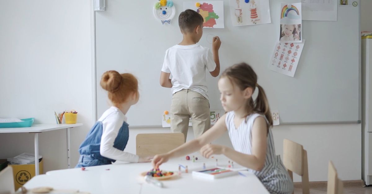 Getting Back To Learning Kids Back to Learning at School Free Stock Video Footage, Royalty-Free ...