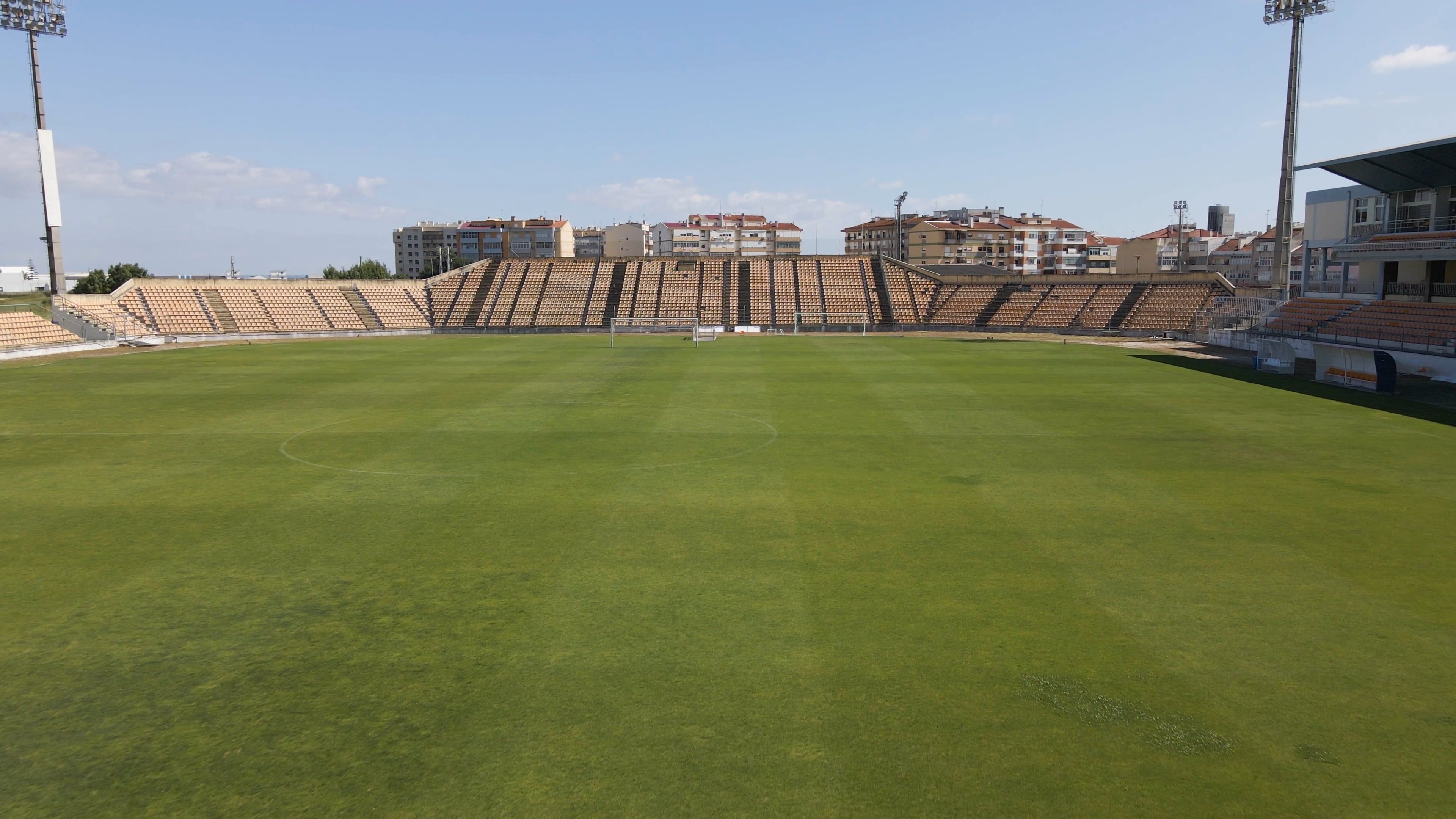 Drone Footage of a Soccer Stadium Free Stock Video Footage, Royalty ...