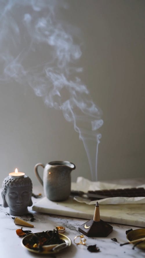 Smoke From a Burning Incense