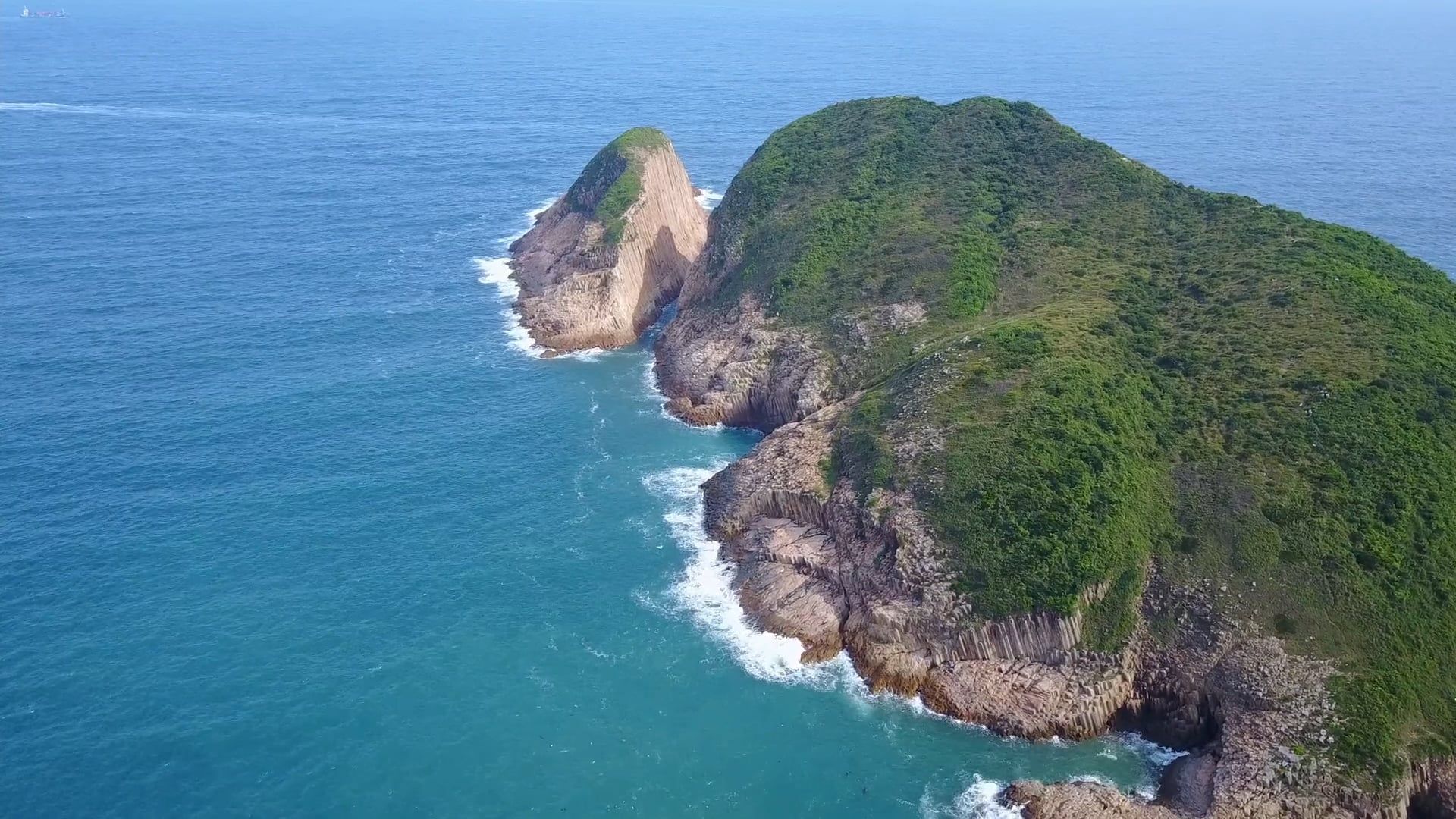 Drone Footage of an island Free Stock Video Footage, Royalty-Free 4K ...