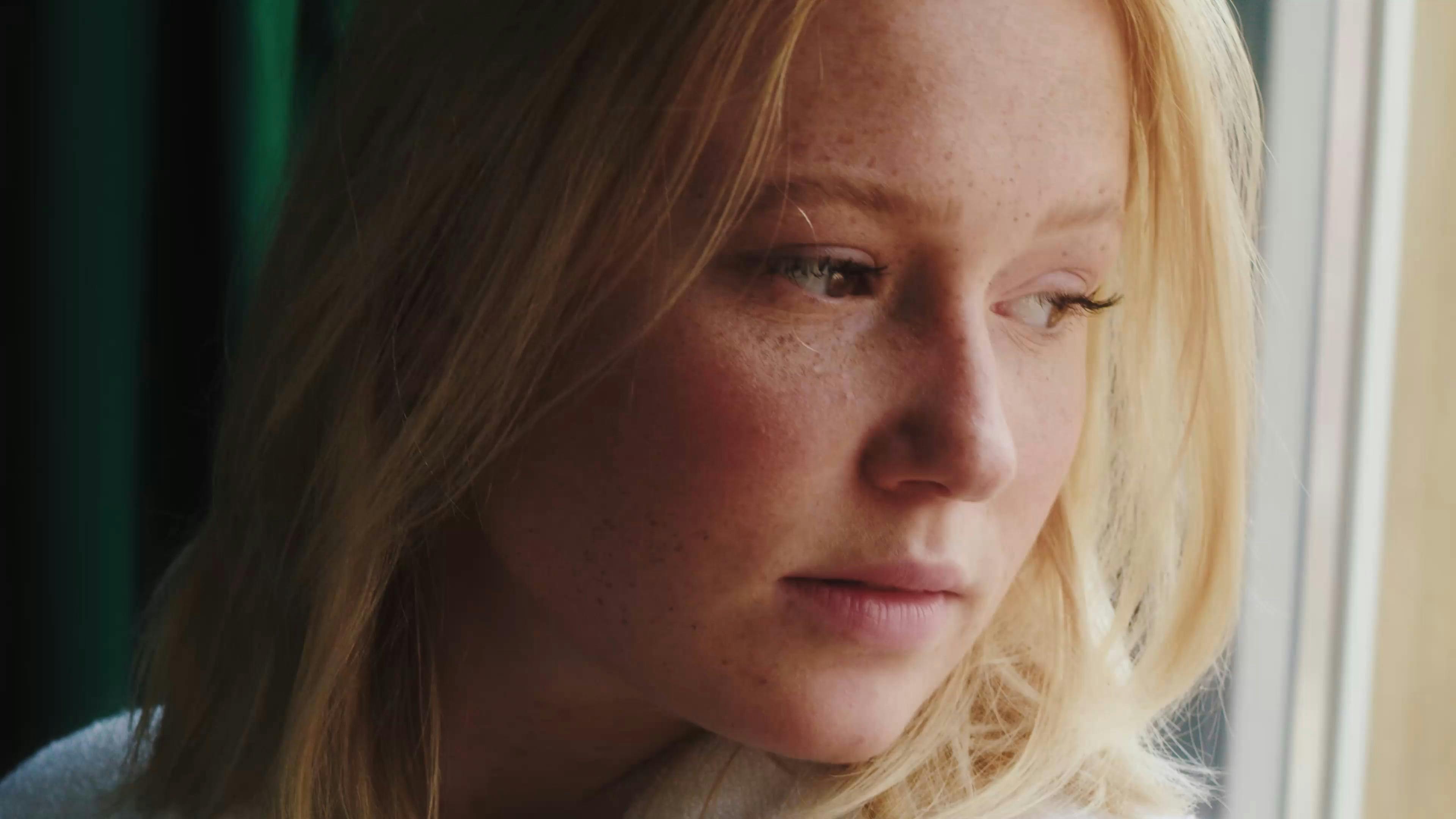 A Woman using a Mirror Free Stock Video Footage, RoyaltyFree 4K & HD