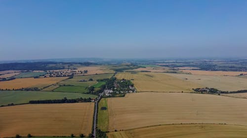 Aerial Footage of Agricultural Lands