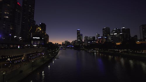 City View During Night Time