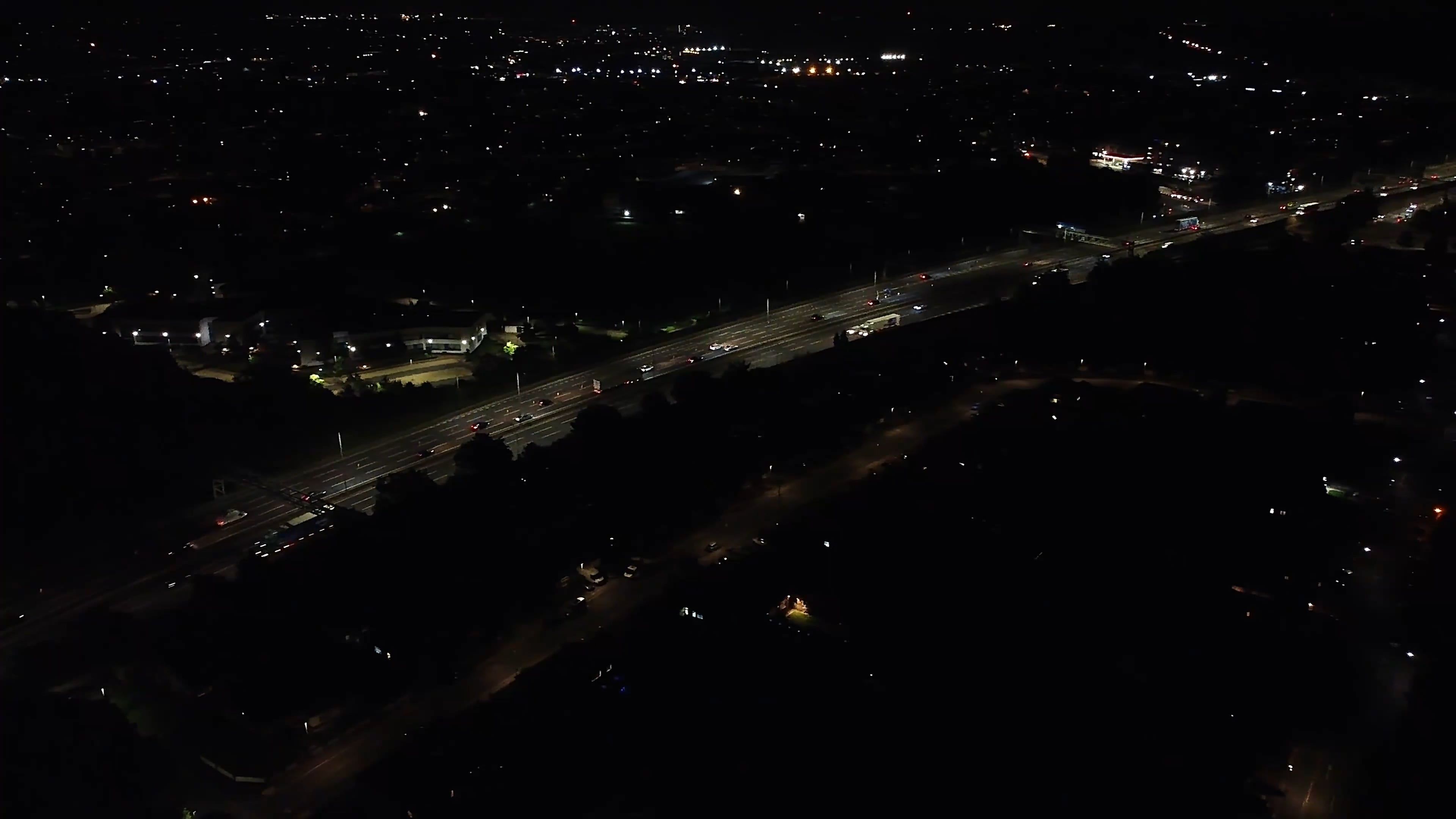 aerial shot of a town during night time 8951964 — free pexels stock footage
