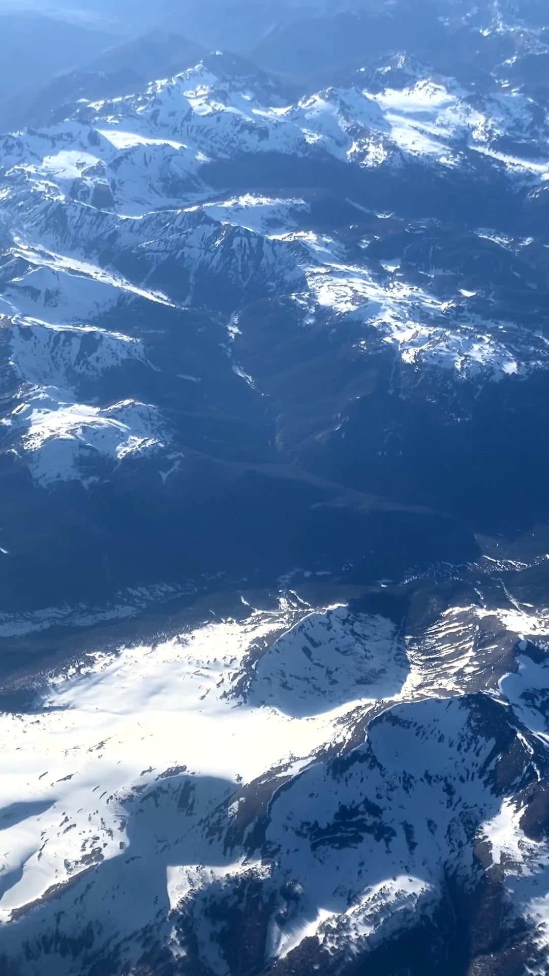 Drone Footage of Snow Capped Mountain Ranges Free Stock Video Footage ...