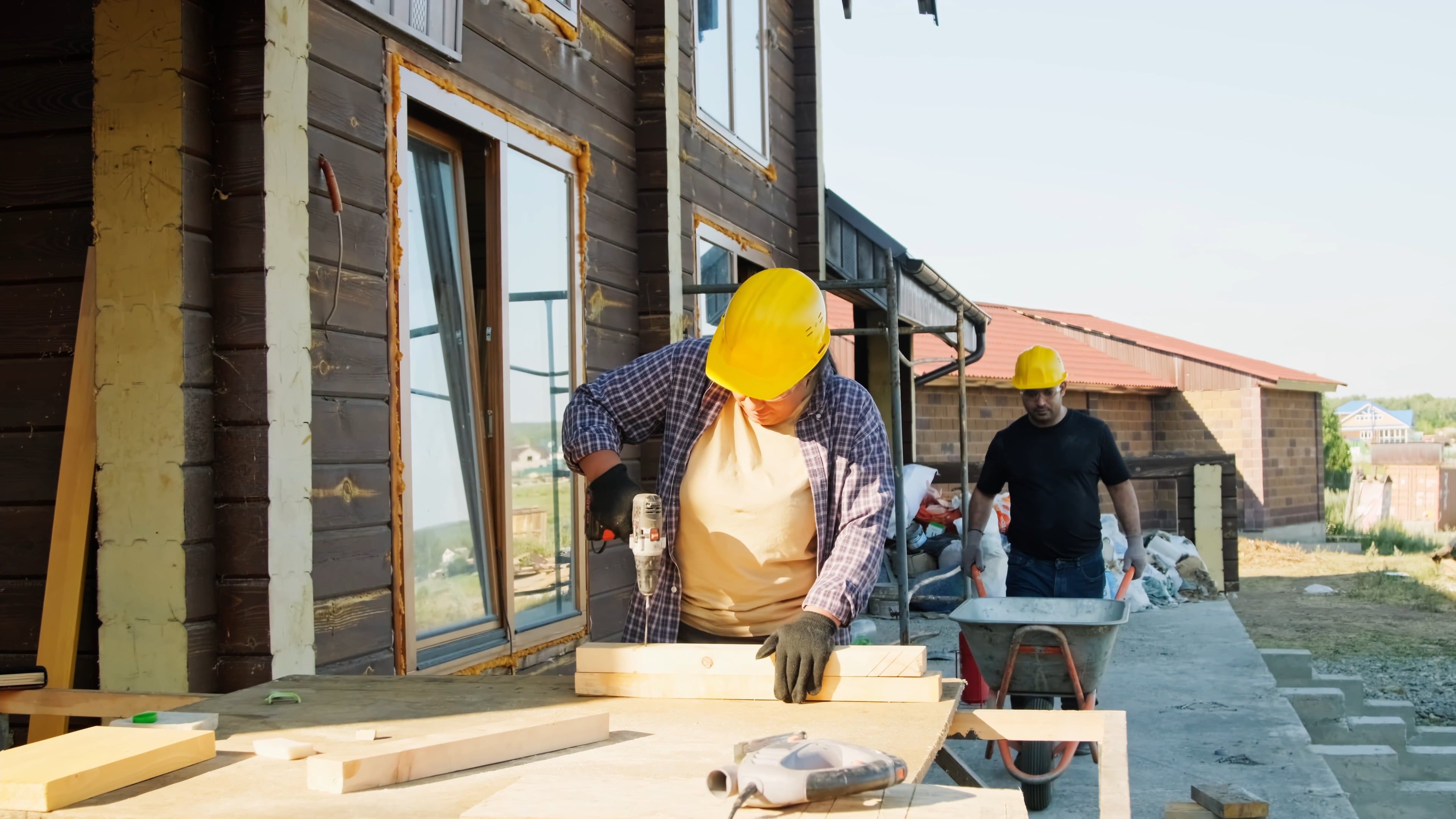 Carpenters Working Together Free Stock Video Footage, Royalty-Free 4K ...