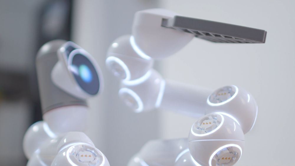 A modular white robot joint