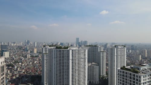 Drone Footage of High-Rise Buildings