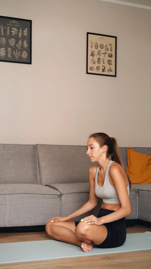 Person Working Out at Home