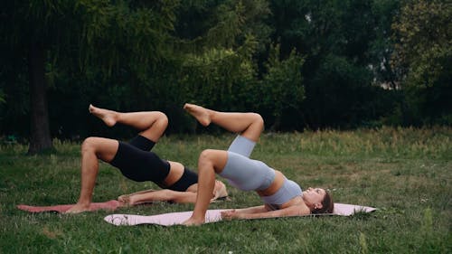 People Doing Yoga