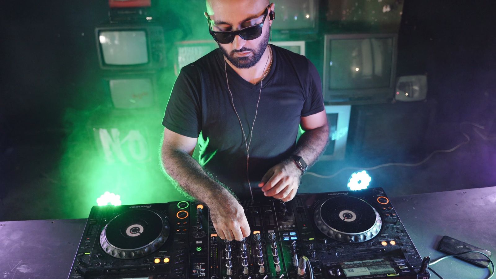 A Disc Jockey Mixing Music In A Party Free Stock Video Footage Royalty A Disc Jockey Mixing Music In A Party Free Stock Video Footage Royalty