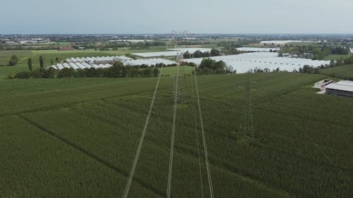 Drone Footage of an Agricultural Land