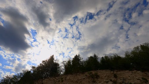 Time-Lapse of Moving Clouds 