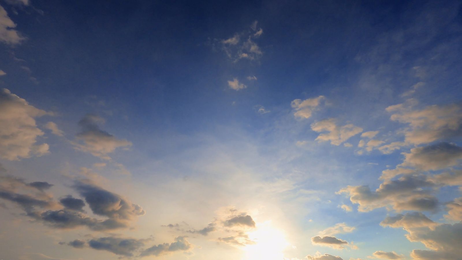 Time Lapse of the Sun Rising over the Clouds Free Stock Video Footage ...