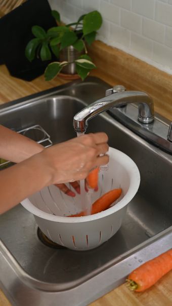 洗菜高清视频高清视频视频素材