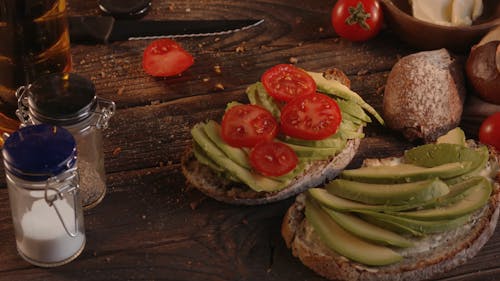 Person Making an Avocado Toast