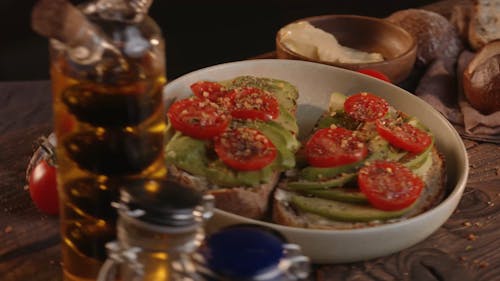 Avocado Toast on a Plate