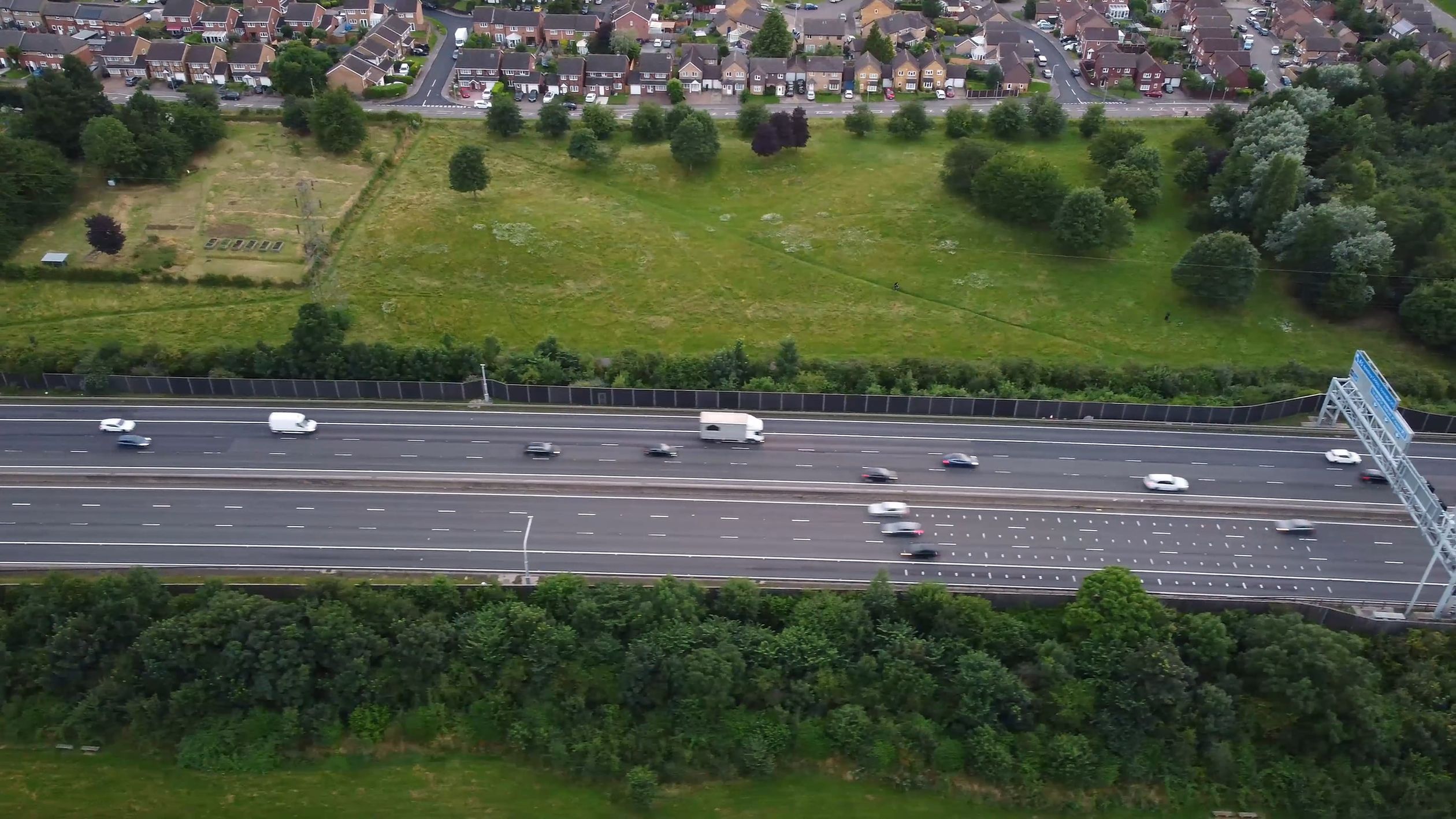 Highway Video Drone Footage of a Highway Free Stock Video Footage, Royalty-Free 4K ...