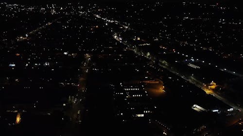 Time-lapse Video of Busy Roads at Night