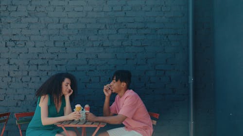 People Holding Ice Cream