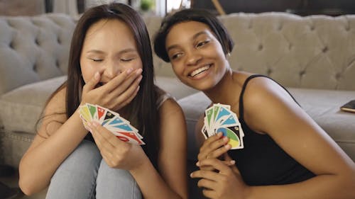 Women Playing Card Games