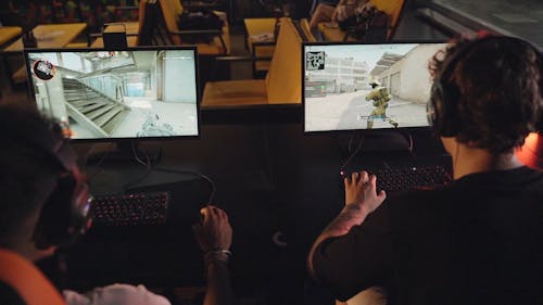 People Playing Computer Games