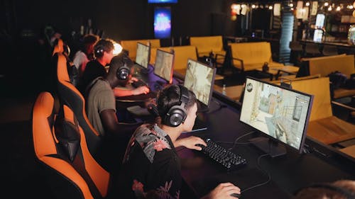 People Playing Computer Games