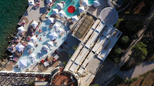 Aerial Footage of a Resort
