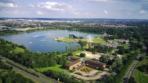 Drone Footage of a Park