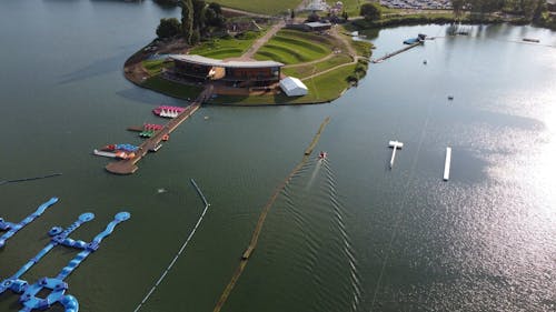 Aerial Footage of a Park