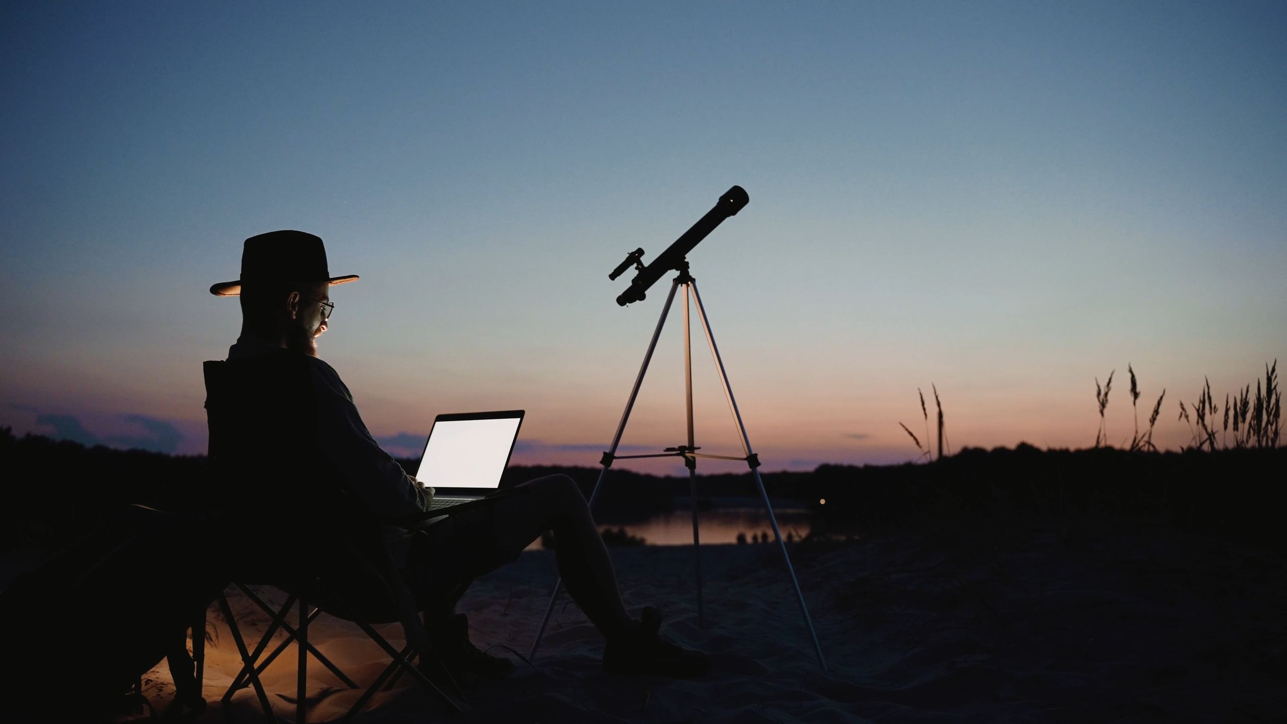 A Man Using His Laptop Outdoors Free Stock Video Footage, Royalty-Free ...