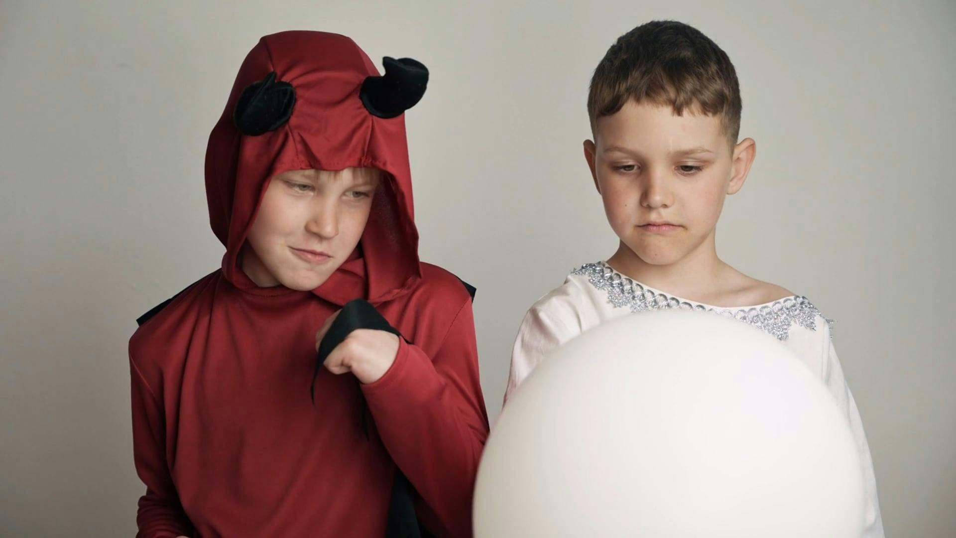 Boy Punching a Balloon Free Stock Video Footage, RoyaltyFree 4K & HD