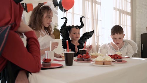 Kids Clapping After the Boy Blew His Candle