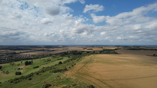 Drone Footage of a Field