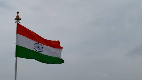 The Flag of India 