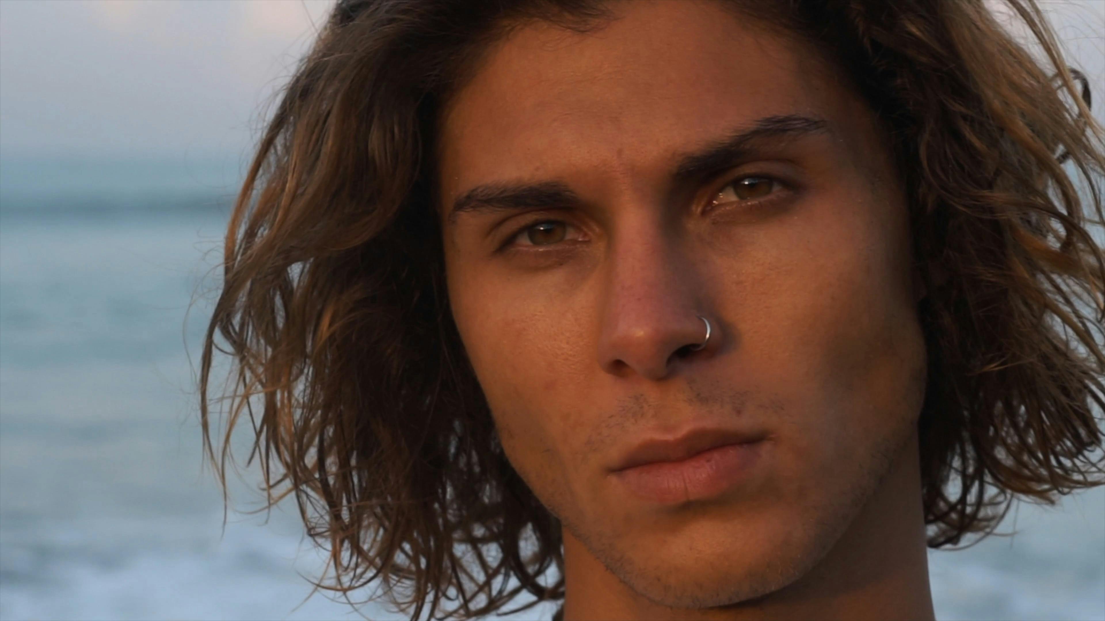 Man Putting Fish Bowl on his Head Free Stock Video Footage, Royalty