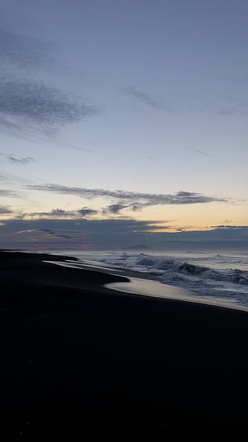 A Black Sand Beach