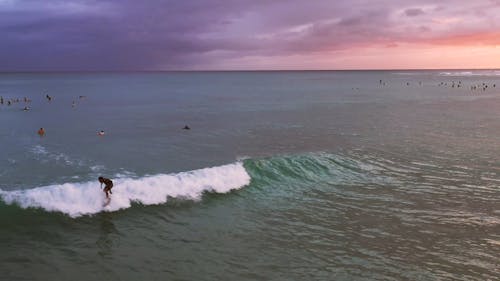 A Beautiful Sunset on the Beach