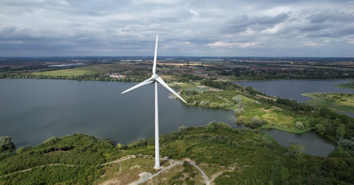Arc Shot of a Wind Turbine Free Stock Video Footage, Royalty-Free 4K ...