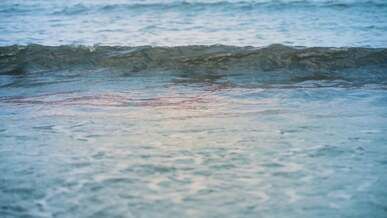 slow motion footage of waves on the sea