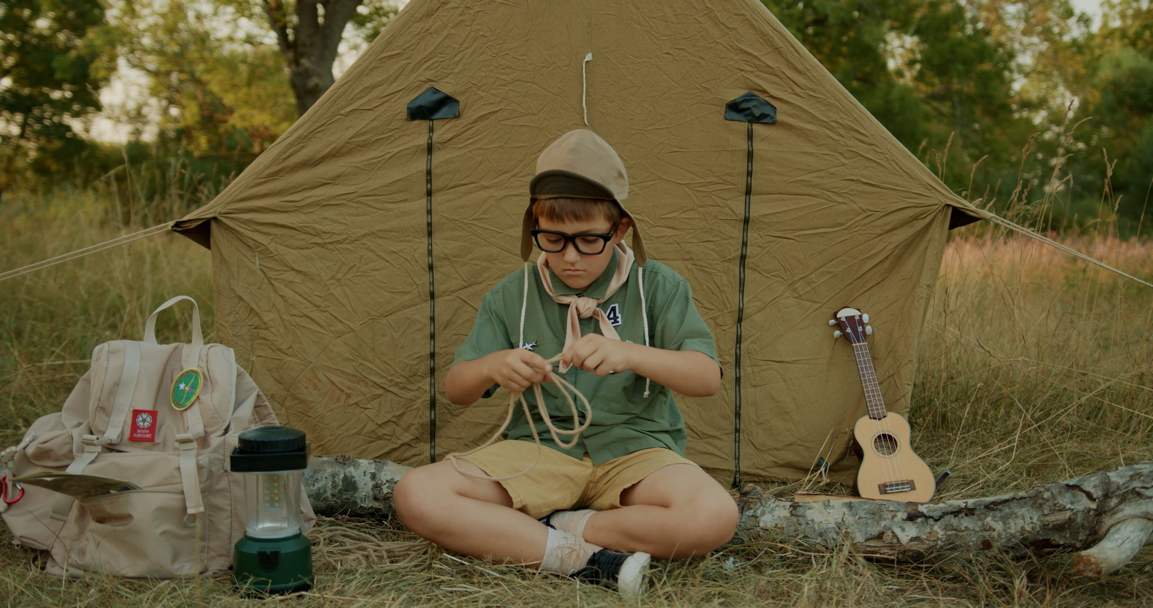 Knot Tying While Camping Videos Download The Best Free 4k Stock Video