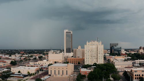 Aerial Shot of City Buildings