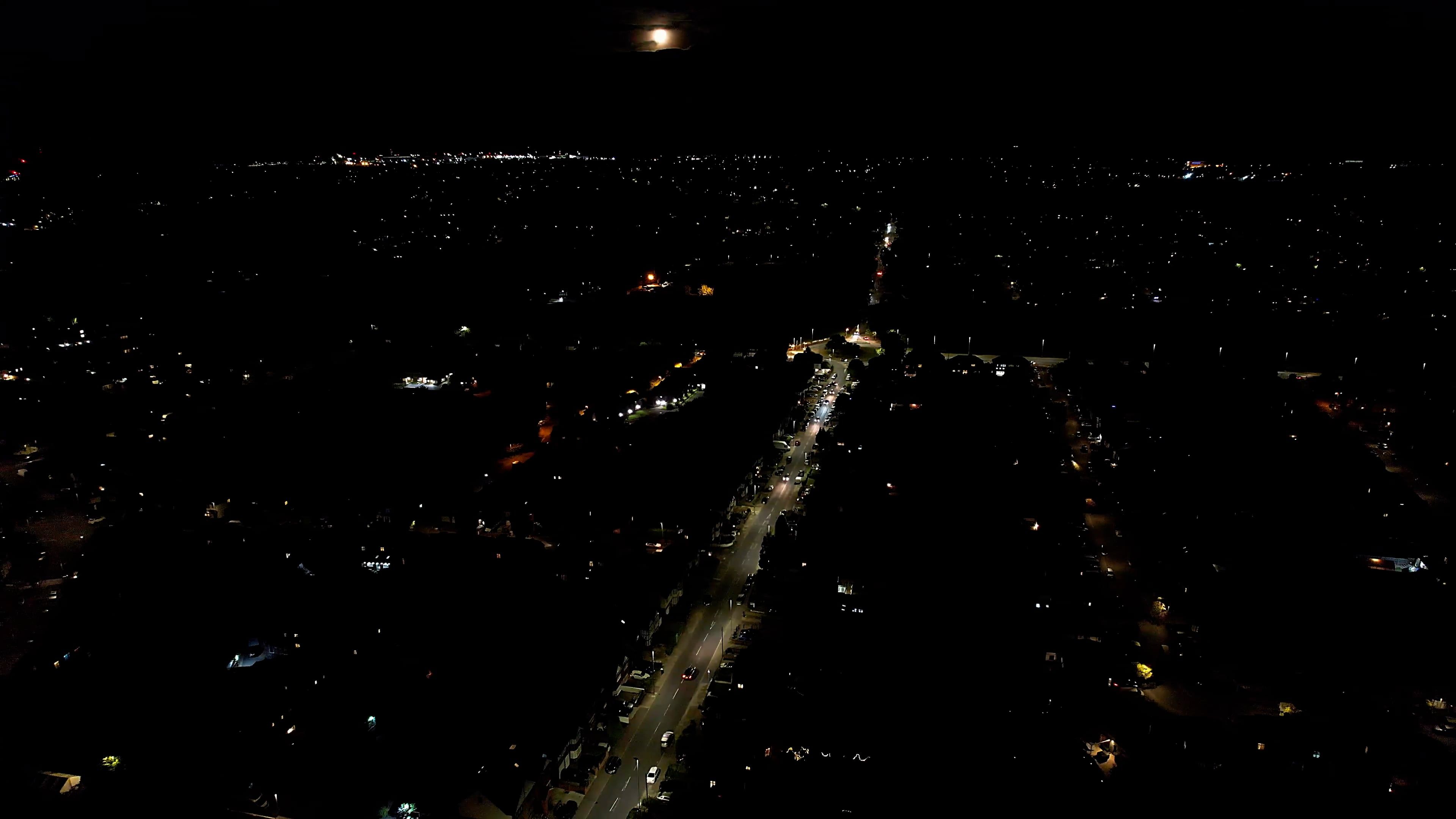 aerial footage of moving cars on the road of a city at night 9331341 — free pexels stock footage
