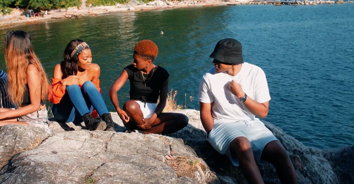 Friends On The Rocks Friends Sitting on the Rock Free Stock Video Footage, Royalty-Free 4K ...