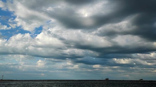 Time-Lapse of Moving Clouds 