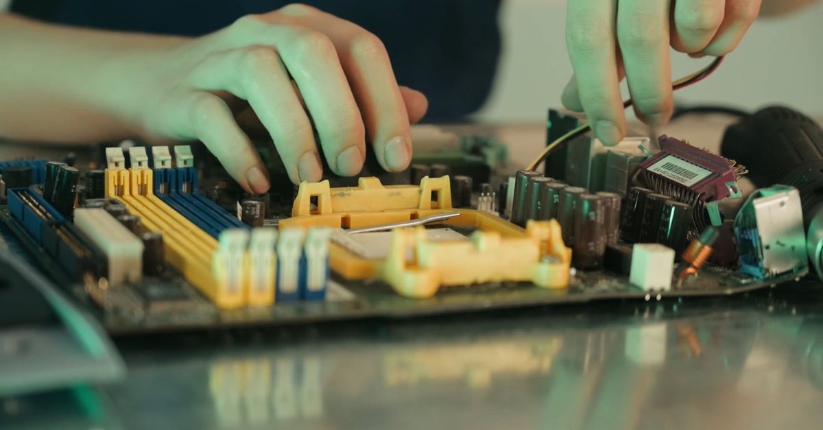 Fixing Digital A Person Fixing Electronic Free Stock Video Footage, Royalty-Free 4K ...