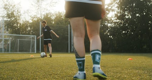 People Playing Soccer